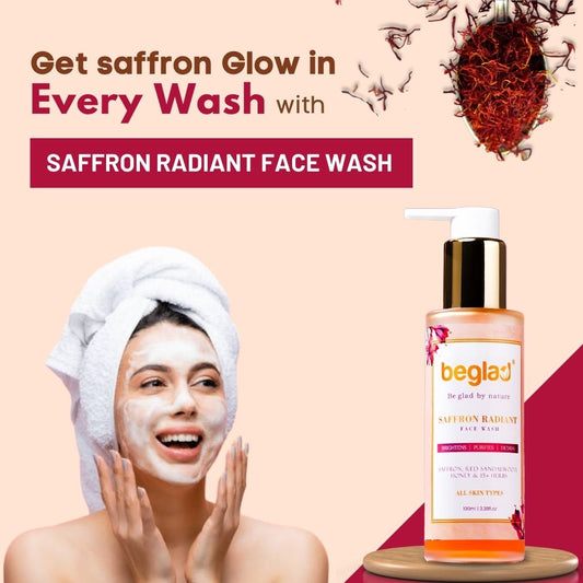 Saffron Radiant Face wash (Buy 1 Get 1 Free)