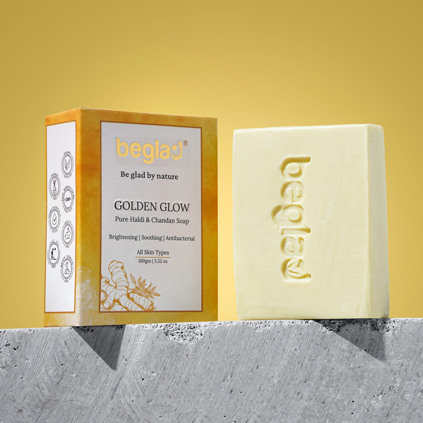 Haldi Chandan & Activated Charcoal Soap