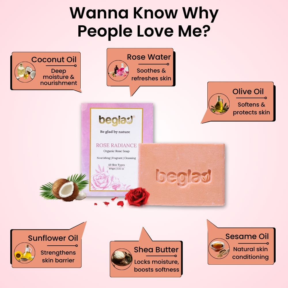 Magic Rose Soap - Infused with Rose Petals