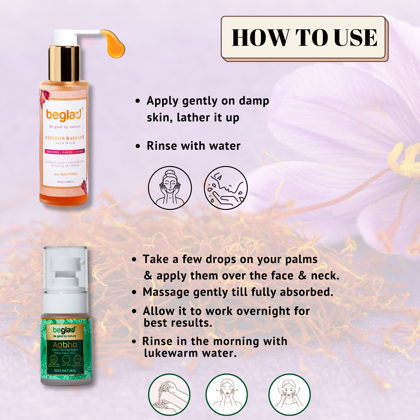 Saffron & Aabha Glow Kit