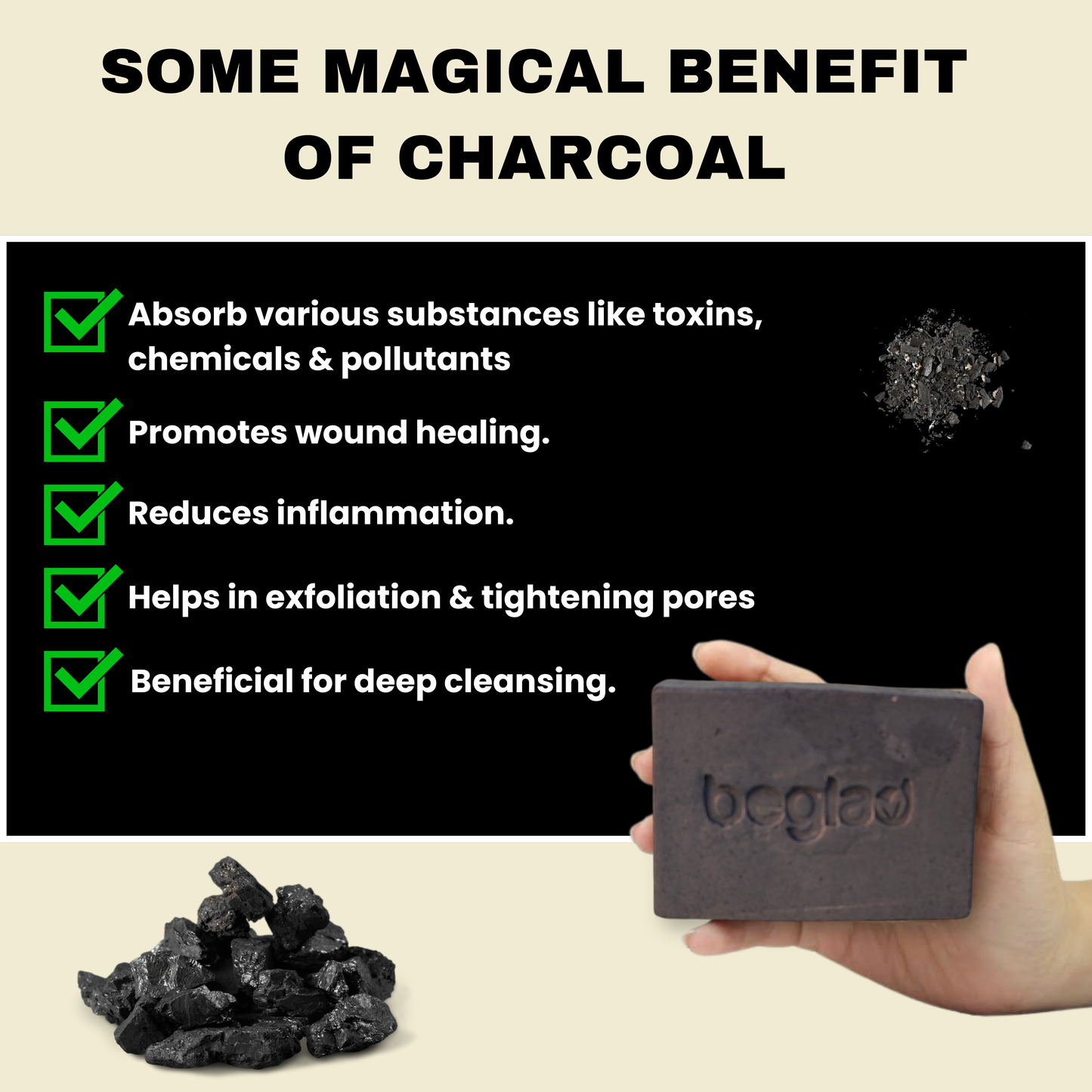 Charcoal Glow - Active Charcoal Soap
