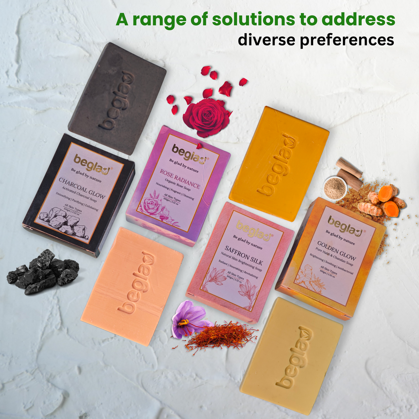 Rose Radiance Soap - Infused with Rose Petals