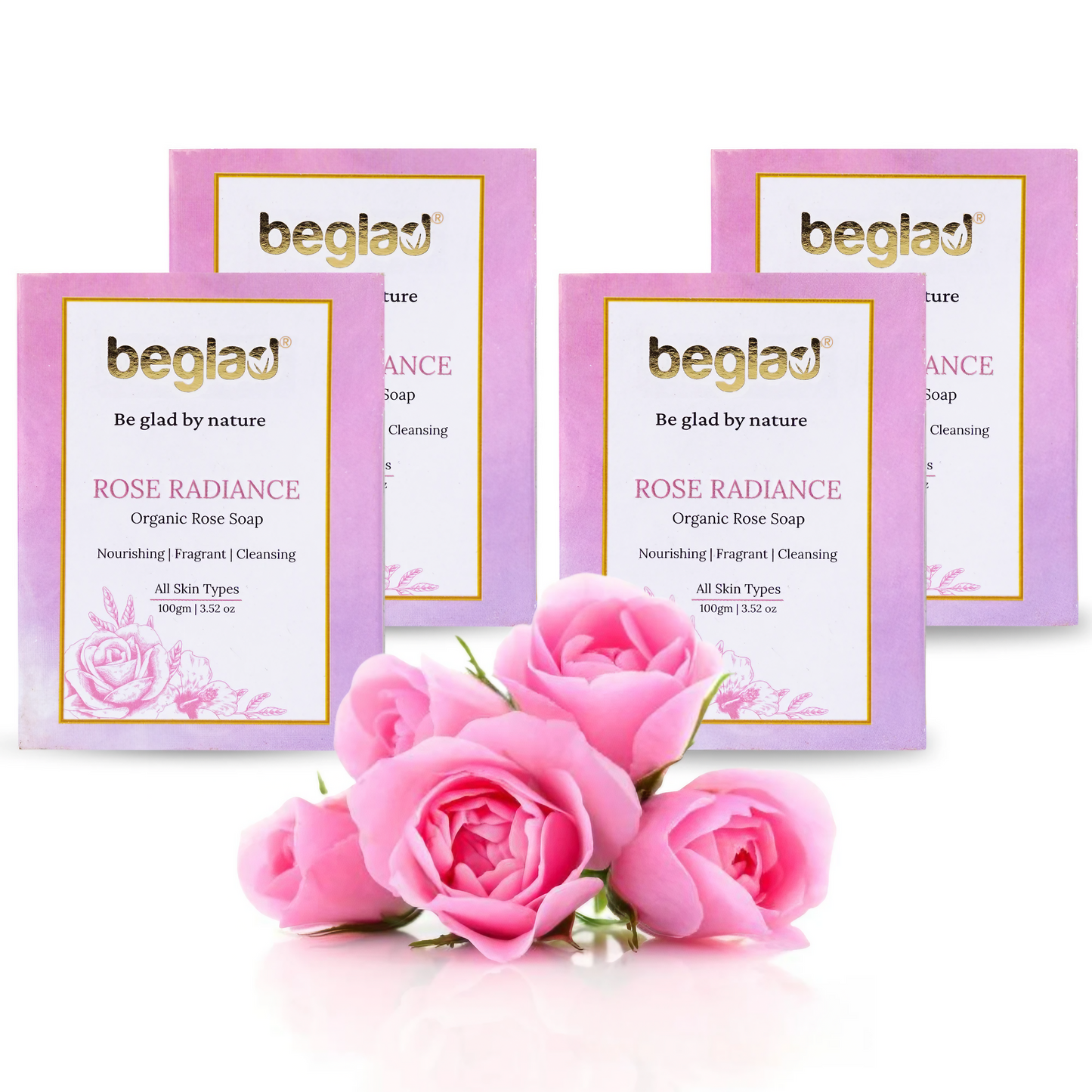 Rose Radiance Soap - Infused with Rose Petals