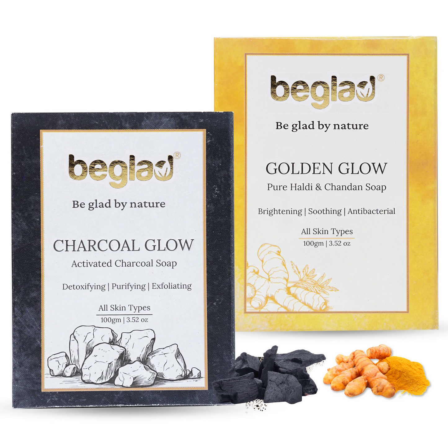 Haldi Chandan & Activated Charcoal Soap